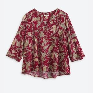 Fun 2 Fun Kearney Henley Blouse
